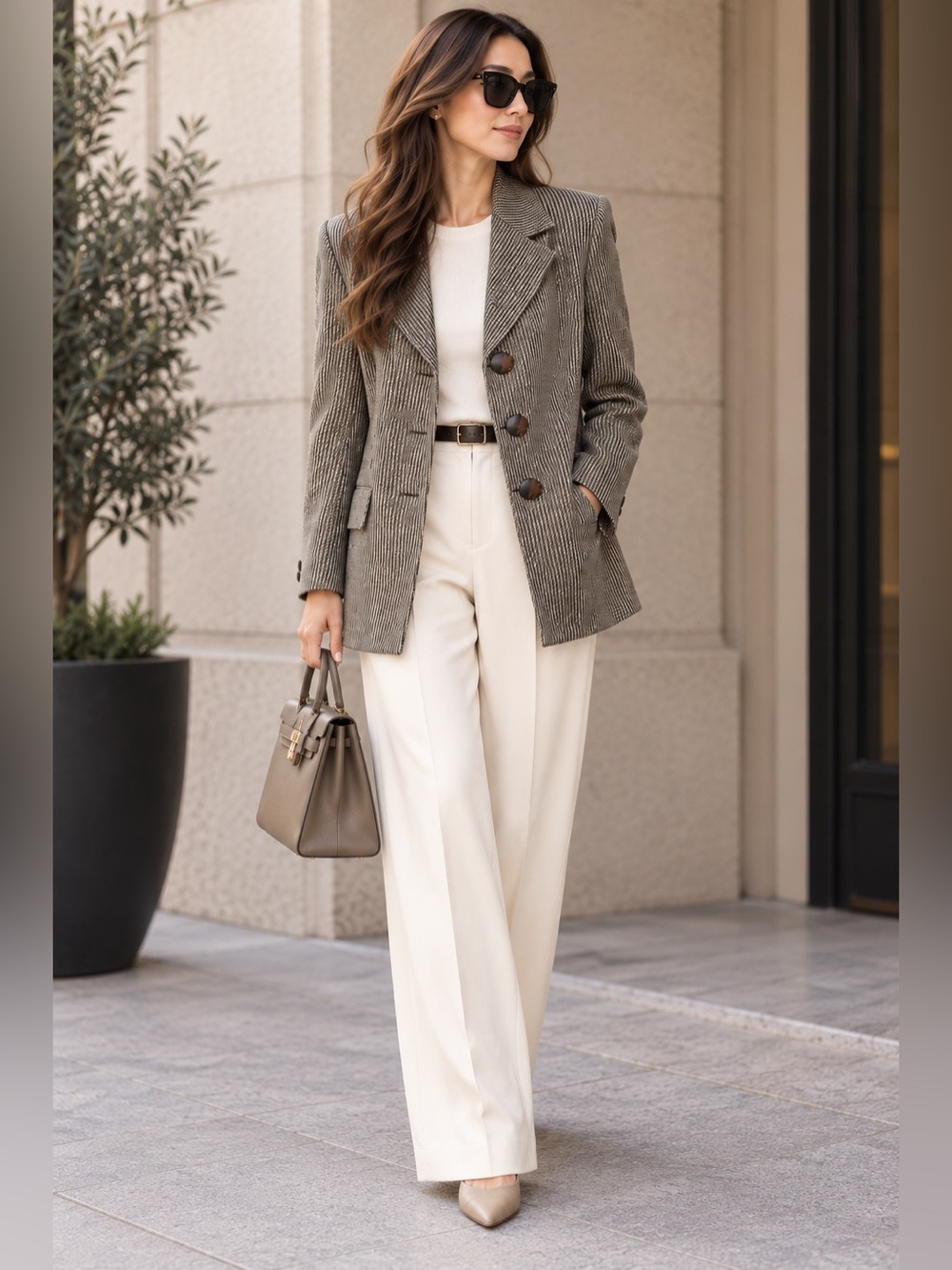 Vintage ESCADA Margaretha Ley Pure New Wool Blazer – Size 44